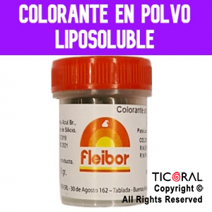 F.COLORANTE POLVO LIPOSOLUBLE VIOLETA 5GR x 4